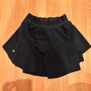 Lululemon Athletica Lightweight High Rise Black Women's Tennis Skirt